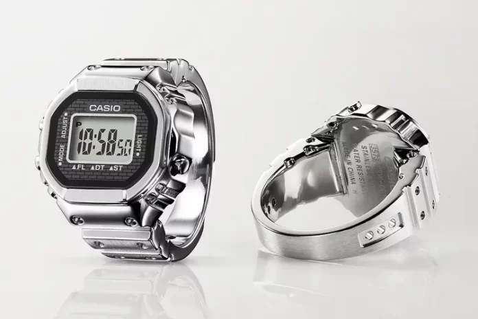 Digitální hodinky Casio jako stylový prsten Digitální hodinky Casio jako stylový prsten