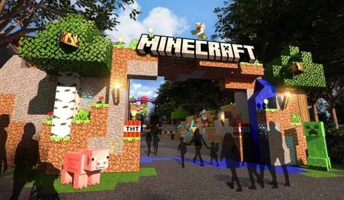 Model zábavného parku Minecraft