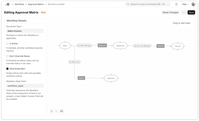 Workflows v low-code platformě Frappe Framwork (Dokumentace Frappe) Workflows v low-code platformě Frappe Framwork (Dokumentace Frappe)